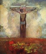 Odilon Redon Crucifixion Spain oil painting artist